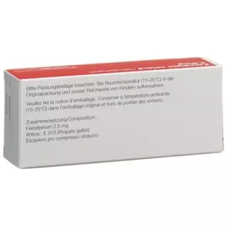 Фелодипін ретард Helvepharm Ret Filmtabl 2,5 мг 30 шт.