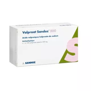 Valproate Sandoz Ret таблетки 500 мг 60 шт