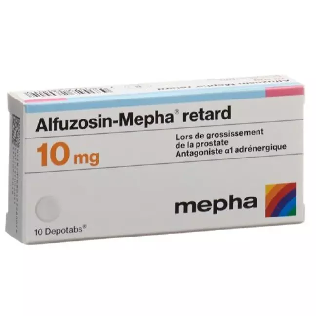 Альфузозин-Мефа ретард Депотабс 10 мг 10 шт Альфузозин-Мефа ретард Депотабс 10 мг 10 шт