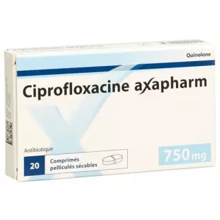 Ципрофлоксацин Аксафарм Filmtabl 750 мг 20 шт