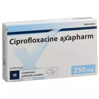 Ципрофлоксацин Аксафарм Фільмтабл 250 мг 10 шт