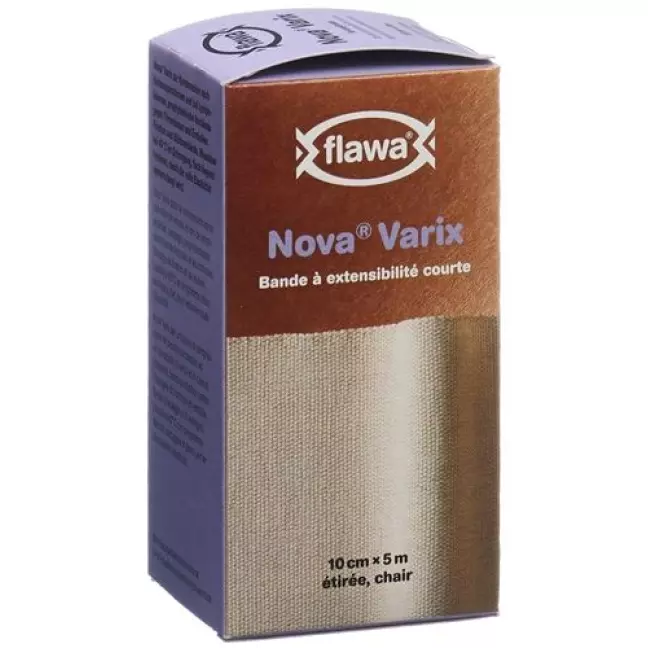 Flawa Nova Varix Kurzzugbinde 10смx5m Hautfarben Flawa Nova Varix Kurzzugbinde 10смx5m Hautfarben