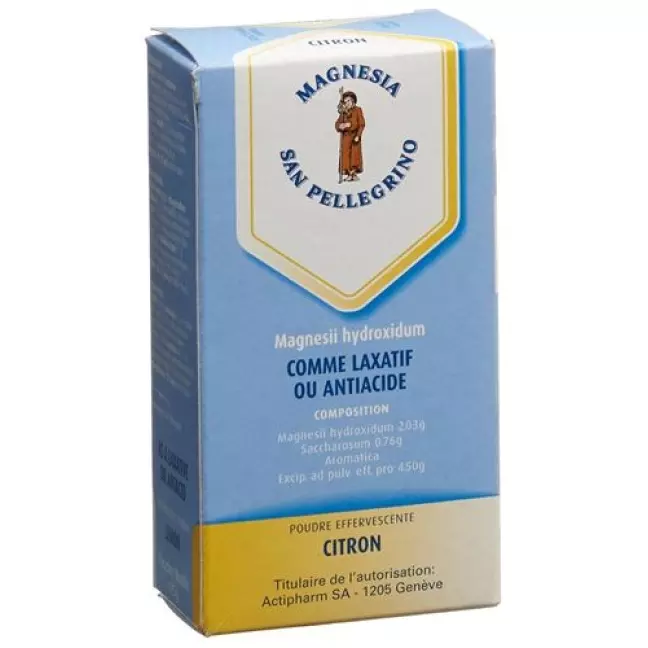 Magnesia San Pellegrino Effervescent Plv лимон 125 г Magnesia San Pellegrino Effervescent Plv лимон 125 г