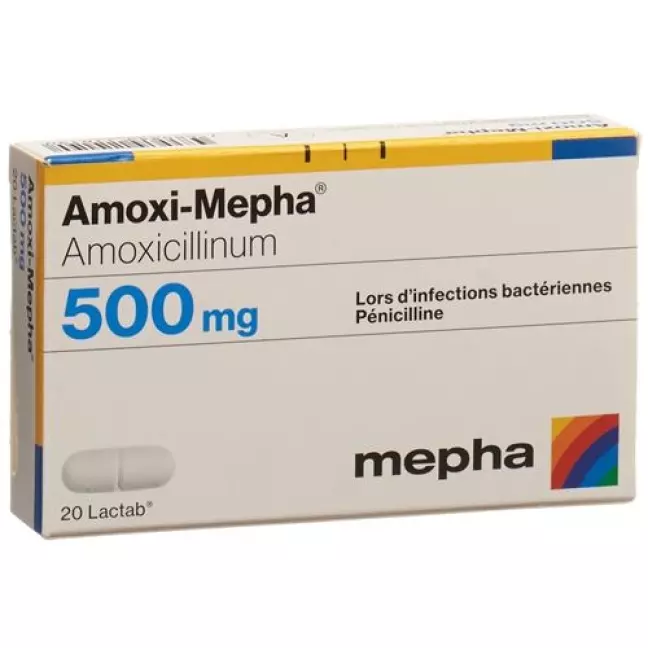 Амокси-Мефа Лактаб 500 мг 20 шт Амокси-Мефа Лактаб 500 мг 20 шт