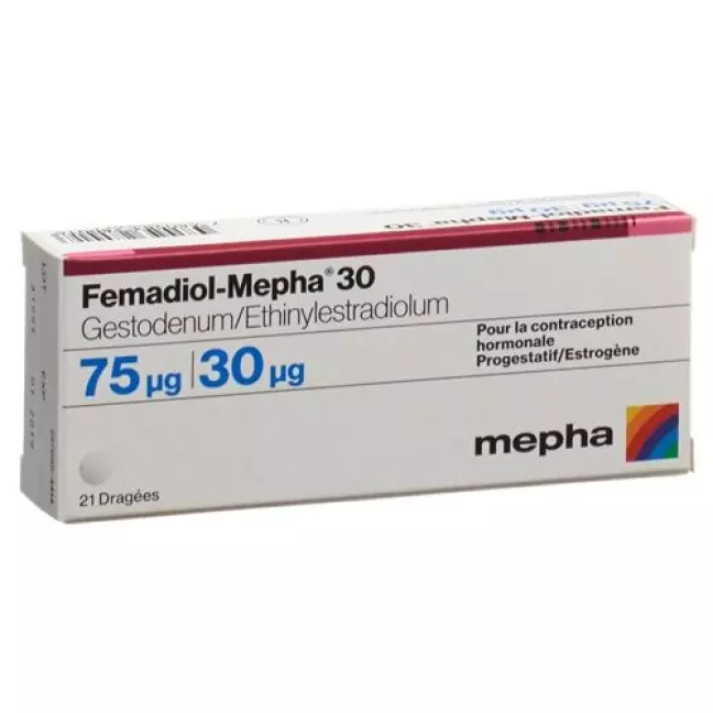 Femadiol-Mepha 30 Drag 6 х 21 шт Femadiol-Mepha 30 Drag 6 х 21 шт