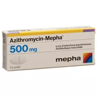 Азитроміцин-Мефа Лактаб 500 мг 3 шт