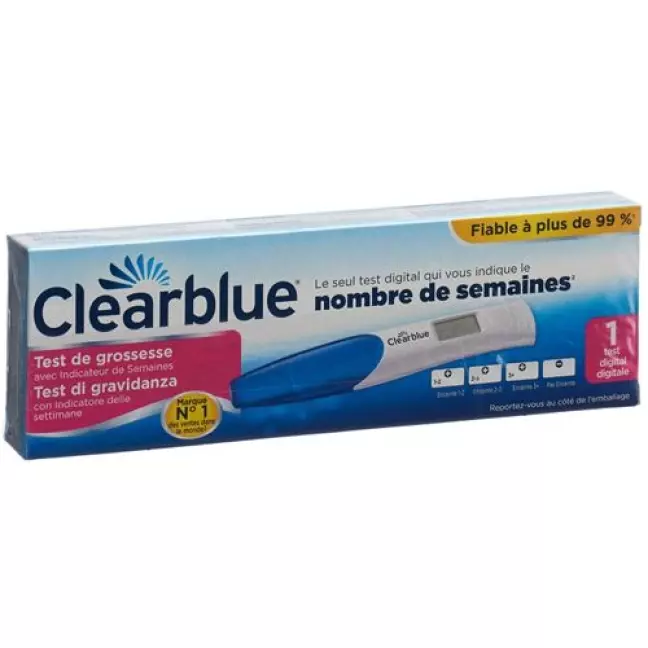 Щотижневе визначення тесту на вагітність Clearblue