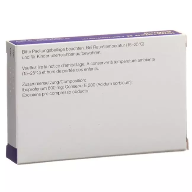 Ibuprofen N Helvepharm Filmtabl 600 мг 20 шт Ibuprofen N Helvepharm Filmtabl 600 мг 20 шт