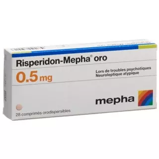 Рисперидон-Мефа оро розплавлені таблетки 0,5 мг 28 шт