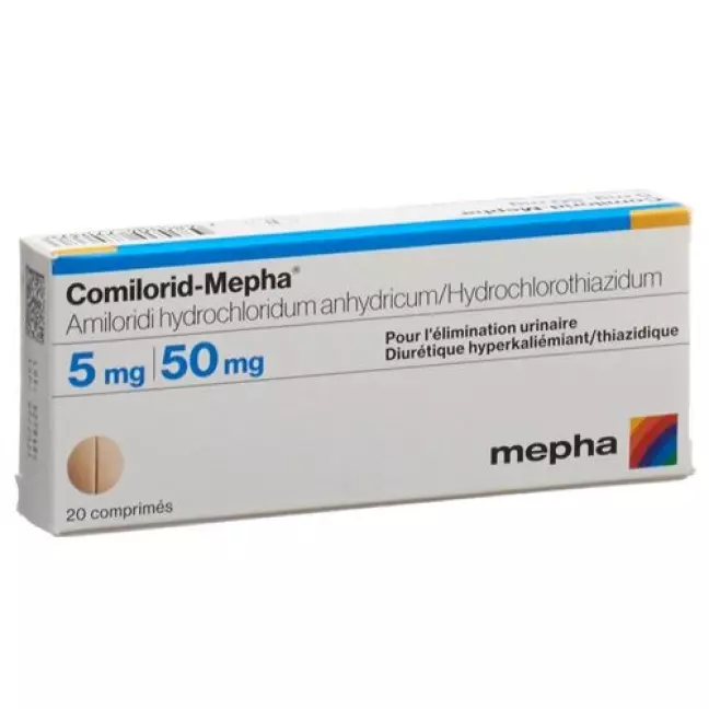 Комилорид-Мефа таблетки 5/50 20 шт