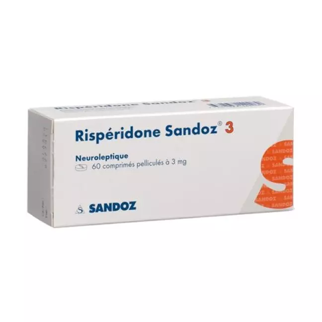 Risperidone Sandoz Filmtable 3 мг 60 шт Risperidone Sandoz Filmtable 3 мг 60 шт