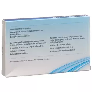 Пантозол Контрол плівкові таблетки 20 мг 14 шт