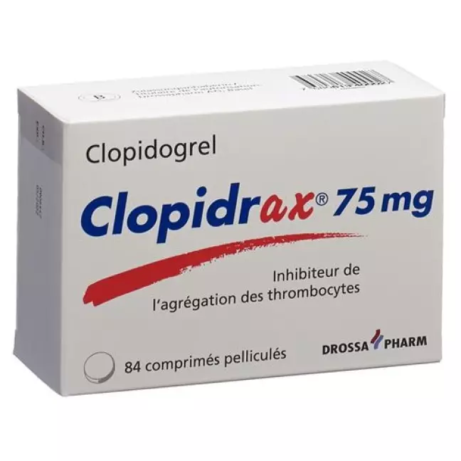 Clopidrax 75 mg 84 filmtablets Clopidrax 75 mg 84 filmtablets