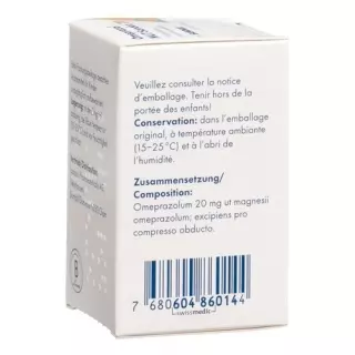 Омепразол MUT Sandoz Filmtabl 20 мг Ds 7 шт