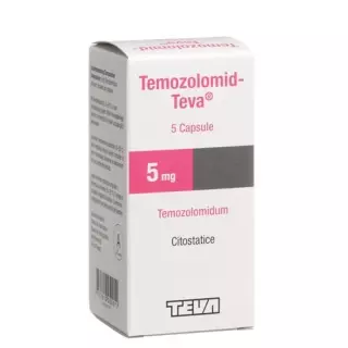 Темозоломід-Тева капсули 5 мг Fl 5 шт