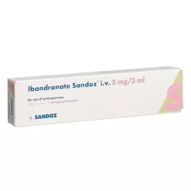 Ibandronat Sandoz Inj Lös 3 мг/3 мл внутрішньовенно Фертспрей 3 мл Ibandronat Sandoz Inj Lös 3 мг/3 мл внутрішньовенно Фертспрей 3 мл