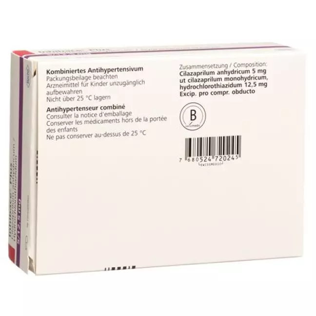 Inhibace Plus плівка таблетки 5/12,5 мг 98 шт Inhibace Plus плівка таблетки 5/12,5 мг 98 шт