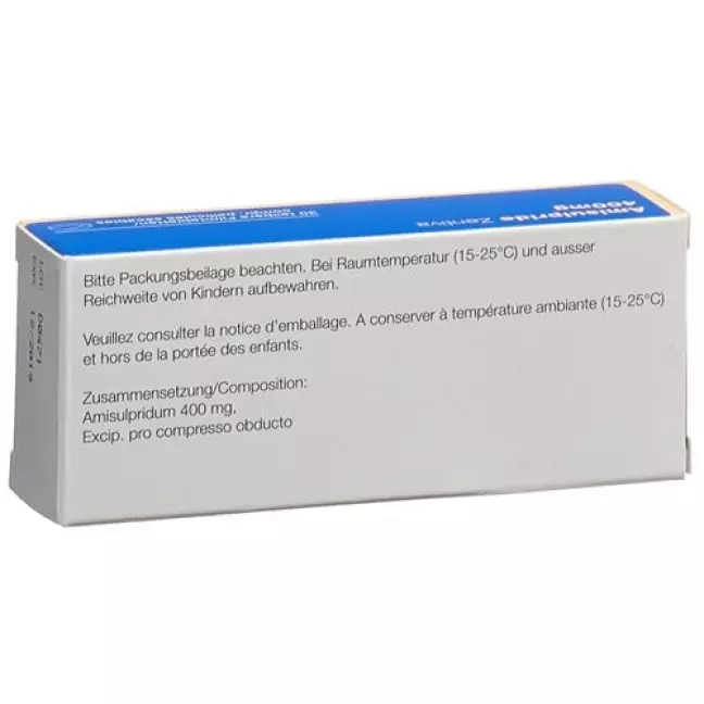 Амісульприд Zentiva Filmtabl 400 мг 30 шт