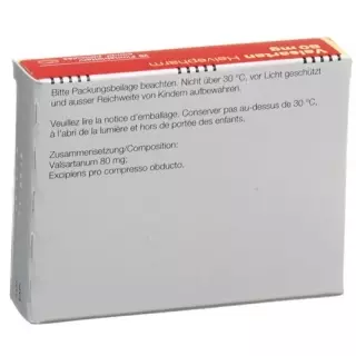 Valsartan Helvepharm Filmtabl 80 мг 28 шт