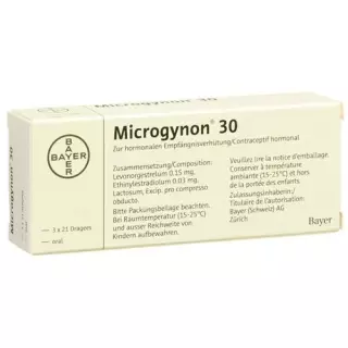 Microgynon 30 Drag 3 x 21 шт