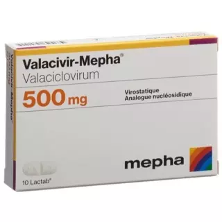 Валацивір-Мефа Лактаб 500 мг 42 шт