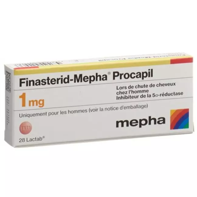 Фінастерид-Мефа Прокапіл Лактаб 1 мг 98 шт Фінастерид-Мефа Прокапіл Лактаб 1 мг 98 шт