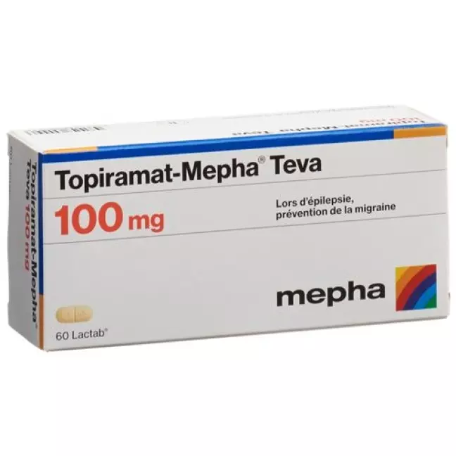 Топірамат-Мефа Тева Лактаб 100 мг 60 шт Топірамат-Мефа Тева Лактаб 100 мг 60 шт