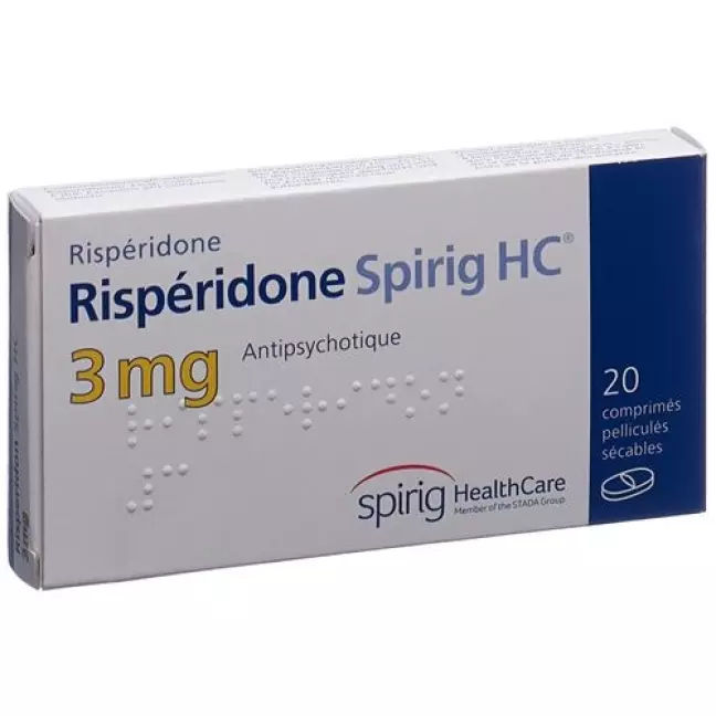 Risperidone Spirig HC Filmtable 3 мг 60 шт Risperidone Spirig HC Filmtable 3 мг 60 шт