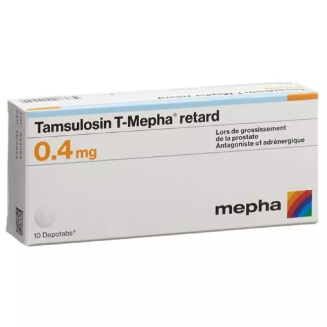 Тамсулозин Т-Мефа ретард Депотабс 0,4 мг 10 шт Тамсулозин Т-Мефа ретард Депотабс 0,4 мг 10 шт