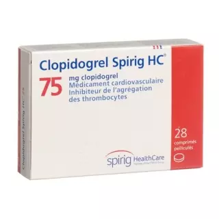 Clopidogrel Spirig HC Filmtable 75 мг 28 шт