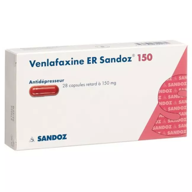 Венлафаксин ER Sandoz Ret капсули 150 мг 28 шт Венлафаксин ER Sandoz Ret капсули 150 мг 28 шт