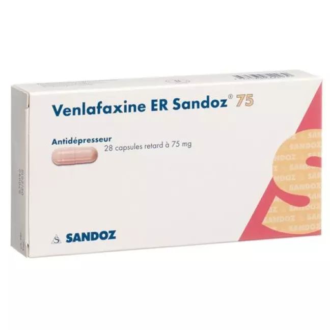 Венлафаксин ER Sandoz Ret капсули 75 мг 28 шт Венлафаксин ER Sandoz Ret капсули 75 мг 28 шт