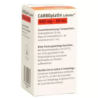 Carboplatin Labatec Inf Lös 600 мг/60 мл Діаметр 60 мл