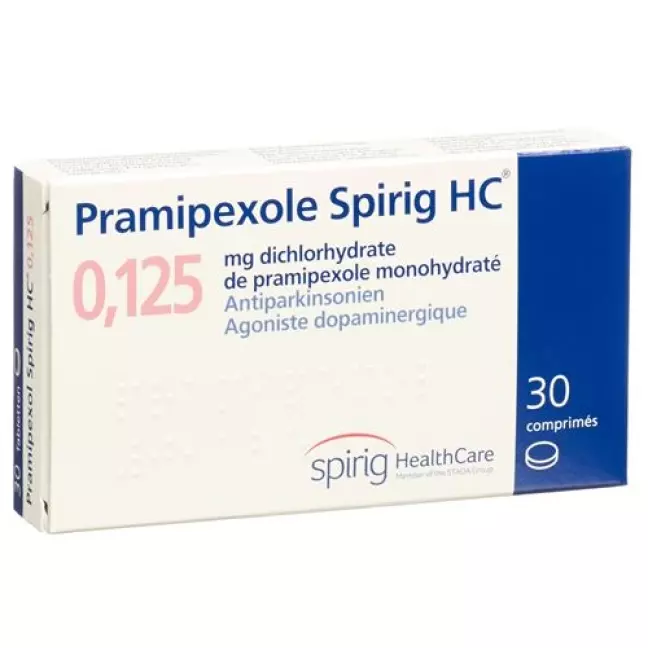 Pramipexol Spirig 0.125 mg 30 tablets Pramipexol Spirig 0.125 mg 30 tablets