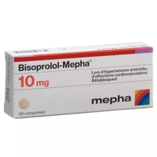 БІЗОПРОЛОЛ МЕФА ТАБЛ 10 МГ 30 ШТ