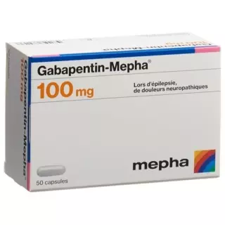 Габапентин-Мефа капсули 100 мг 50 шт
