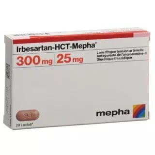 Irbesartan-HCT-Mepha Lactab 300/25 98 шт