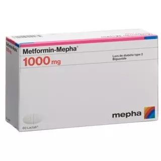 Метформин Мефа 1000 мг 120 таблеток покрытых оболочкой 
