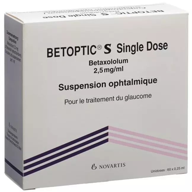 Betoptic S Single Dose Gtt Opht 60 Unidos 0,25 мл Betoptic S Single Dose Gtt Opht 60 Unidos 0,25 мл