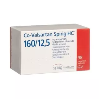 Co-Valsartan Spirig HC Filmtable 160/12,5 мг 98 шт