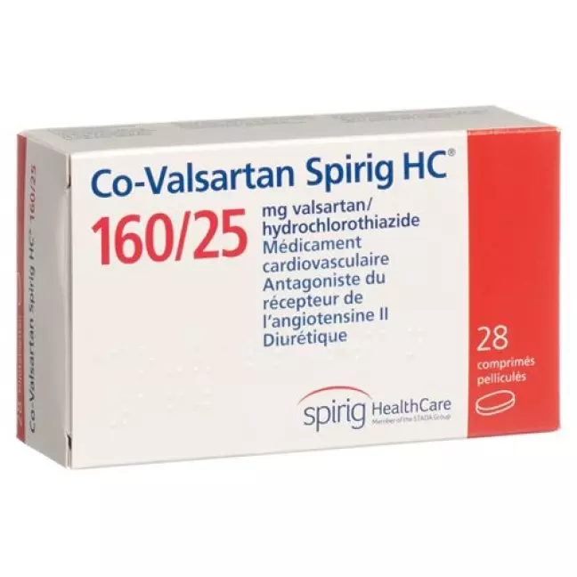 CO Valsartan Spirig 160/25 28 filmtablets CO Valsartan Spirig 160/25 28 filmtablets