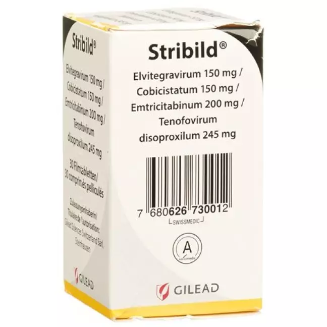 Stribild Filmtable 150/150/200/245 мг Fl 30 шт. Stribild Filmtable 150/150/200/245 мг Fl 30 шт.