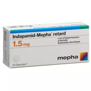 Індапамід-Мефа ретард Депотабс 1,5 мг 90 шт