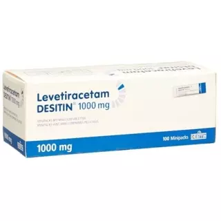 Levetiracetam DESITIN міні-упаковки з міні-таблетками, вкритими оболонкою, 1000 мг Б