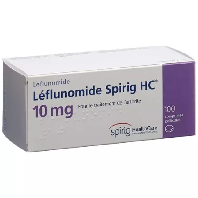 Leflunomide Spirig HC Filmtable 10 мг 100 шт Leflunomide Spirig HC Filmtable 10 мг 100 шт