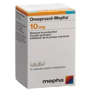 Омепразол-Мефа капсули 10 мг Fl 56 шт
