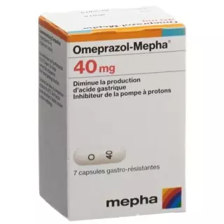 Омепразол-Мефа капсули 40 мг Fl 28 шт