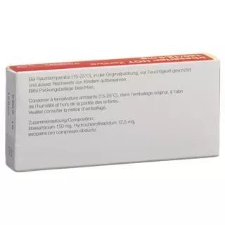 Irbesartan HCT Zentiva 150/12.5 mg 28 filmtablets