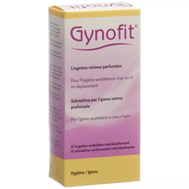 Ароматизована серветка для інтимного догляду Gynofit 12 шт Ароматизована серветка для інтимного догляду Gynofit 12 шт