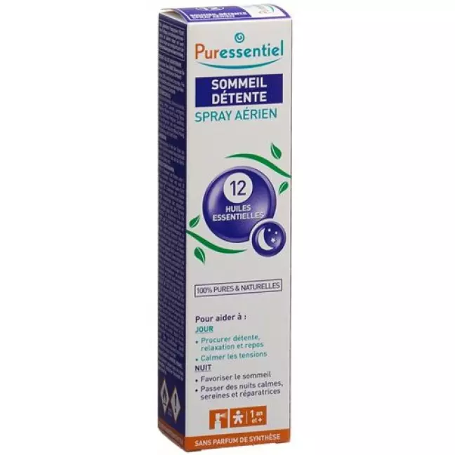Puressentiel Schlaf Entspannung Raumspray 12 atherische Ole 75мл Puressentiel Schlaf Entspannung Raumspray 12 atherische Ole 75мл